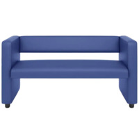 Фотография товара Диван Тепал, экокожа, синий от компании ChiedoCover.