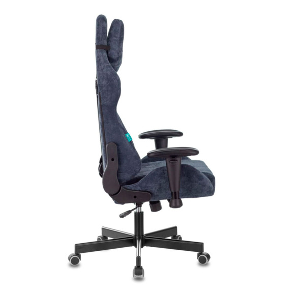 Кресло игровое Бюрократ Viking Knight LT15 Fabric синий - фото 2