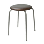 Фотография товара Табурет Lida, каркас серебро, экокожа от компании ChiedoCover.