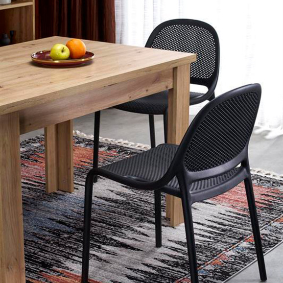 Стол обеденный Zen, раскладной, дуб артизан Стол обеденный Zen, раскладной, дуб артизан - фото 12