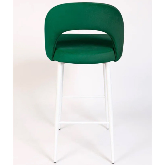 Стул Пиннате, барный, зеленый, белый, велюр - фото 6
