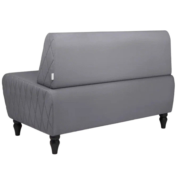 Диван Лотик, экокожа, серый - фото 3