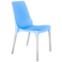 Настоящее фото товара Стул Тилл, голубой, хром, произведённого компанией ChiedoCover