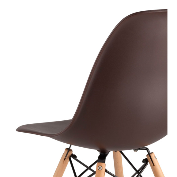 Стул Eames DSW коричневый - фото 6
