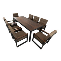 Настоящее фото товара Комплект Уно 2300, темный-коричневый, ясень, произведённого компанией ChiedoCover