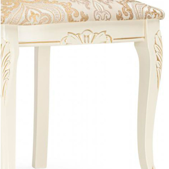 Деревянный стул Керия слоновая кость / золото патина - фото 8