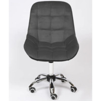 Фотография товара Стул Мускус, хром, темно-серый, велюр от компании ChiedoCover.