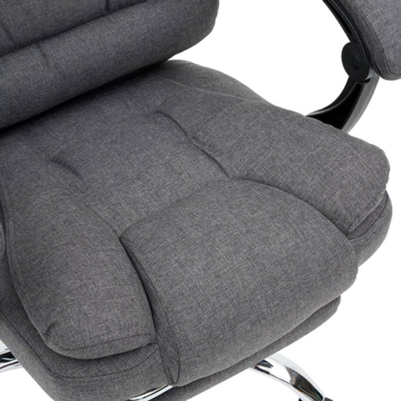 Кресло офисное с функцией вибромассажа Datum, серый - фото 12