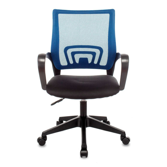 Кресло офисное TopChairs ST-Basic сетка/ткань синий - фото 3