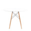 Настоящее фото товара Стол Eames DSW, круглый, D 100см, произведённого компанией ChiedoCover