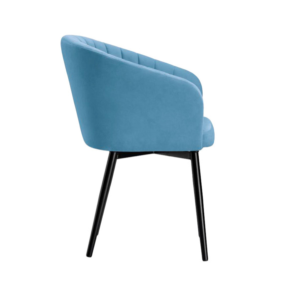 Стул на металлокаркасе Моншау крутящийся velutto 46 / черный Стул на металлокаркасе Моншау крутящийся velutto 46 / черный - фото 4