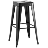 Фотография Стул барный TOLIX, черный, глянцевый KD от производителя ChiedoCover, картинка продукции, реальное фото товара Настоящее фото товара Стул барный TOLIX, черный, глянцевый KD, произведённого компанией ChiedoCover