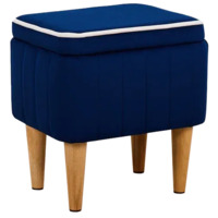 Настоящее фото товара Пуф Ноотропик с ящиком, синий, произведённого компанией ChiedoCover