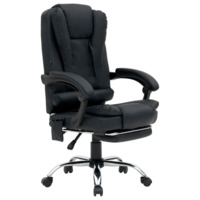 Настоящее фото товара Кресло офисное Null, черный, 6 массажных модулей, произведённого компанией ChiedoCover