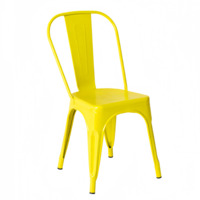 Фотография Стул Tolix, желтый от производителя ChiedoCover, картинка продукции, реальное фото товара Настоящее фото товара Стул Tolix, желтый, произведённого компанией ChiedoCover