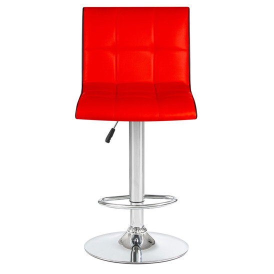 Барный стул Candy регулируемый, красный - фото 2