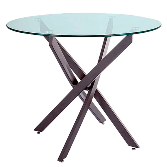 Стол обеденный Bedazzle, прозрачный, черный Стол обеденный Bedazzle, прозрачный, черный - фото 1