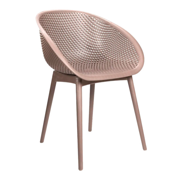 Стул пластиковый Джони серый - фото 1