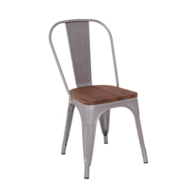 3D модель товара Стул Tolix Wood, серебряный, произведённого компанией ChiedoCover