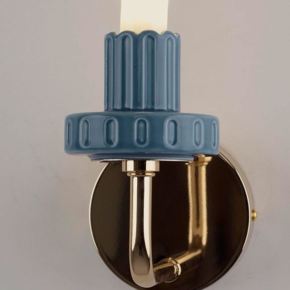 Бра светодиодное Луч Ательери, синий - фото 7