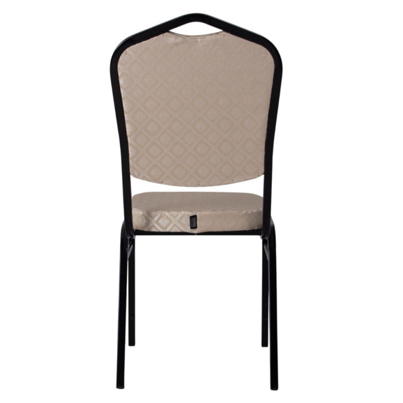 Стул Хит 20, жаккард Санта белый, каркас черный - фото 8