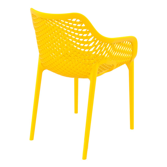 Кресло пластиковое Air XL, желтый - фото 3
