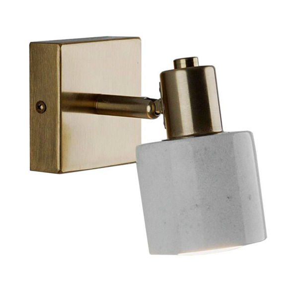 Спот Пирс Малет, белый, золотой Спот Пирс Малет, белый, золотой - фото 1