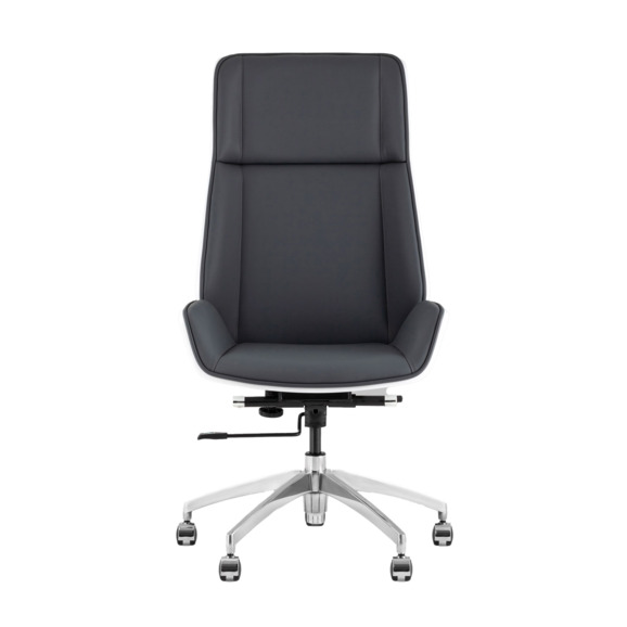 Кресло руководителя TopChairs Crown SN черный, белый - фото 5