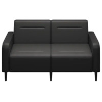 Фотография Диван Папилла, экокожа, 162 см, черный Фотография товара Диван Папилла, экокожа, 162 см, черный от компании ChiedoCover.