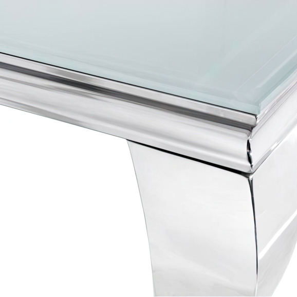 Стол стеклянный Sondal 160 белый - фото 3