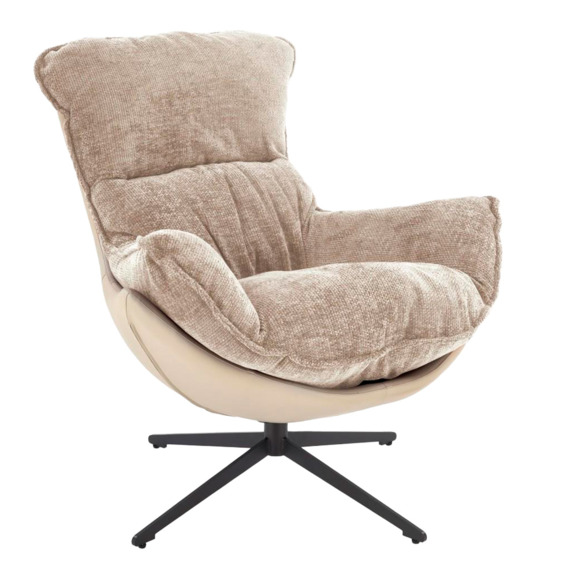 Кресло Lumina, бежевый, черный - фото 1