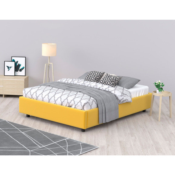 Кровать SleepBox Velvet Yellow - фото 4