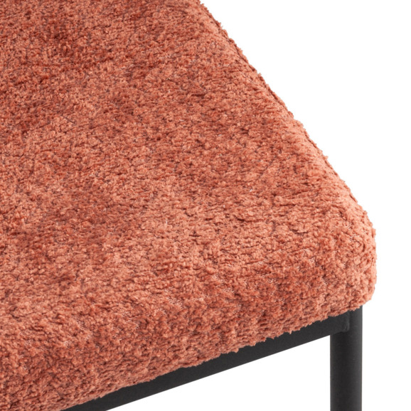 Стул обеденный Балла, букле, коралловый Стул обеденный Балла, букле, коралловый - фото 8