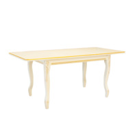 Фотография товара Стол раздвижной Клар, массив бука, молочный от компании ChiedoCover.