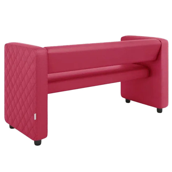 Диван Тепал, экокожа, красный - фото 3