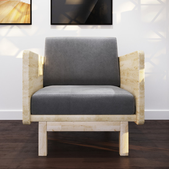 Кресло Ливан, серое - фото 5