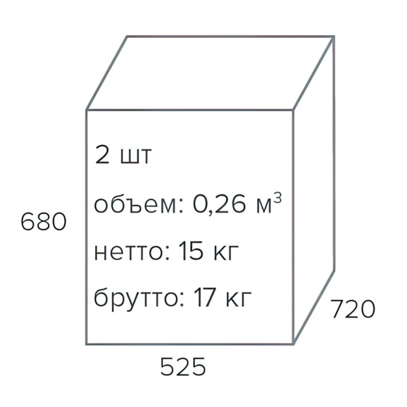 Стул барный Nico Ткань Голубой - фото 3