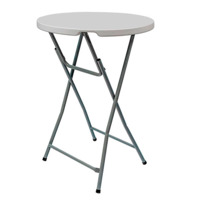 Настоящее фото товара Стол складной Уитни, бело-серый, произведённого компанией ChiedoCover