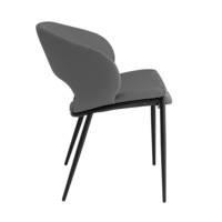 Фотография товара Стул Вивьен, экокожа, серый от компании ChiedoCover.