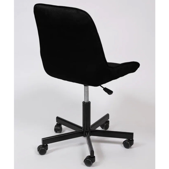 Стул Мускус, пятилучие, велюр, черный - фото 4