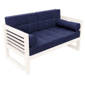 Фотография товара Диван Сега-М textile беленый дуб royal blue от компании ChiedoCover.