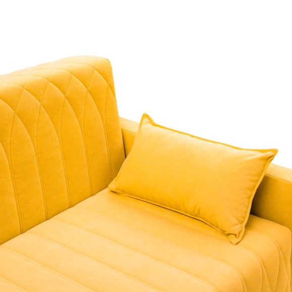 Диван-кровать Митчел Лео 122, желтый - фото 4