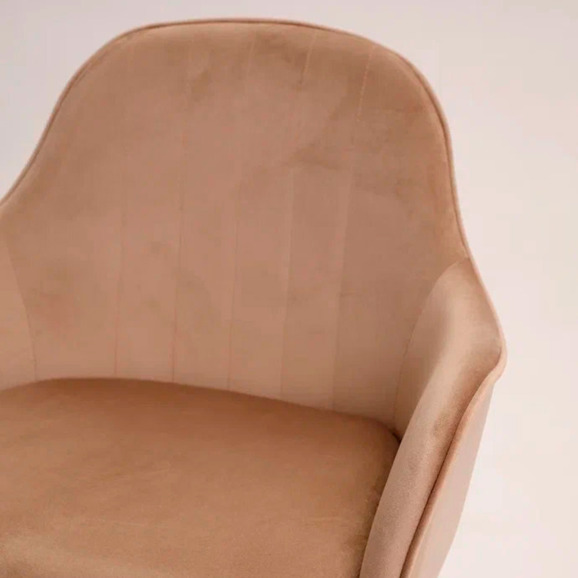 Кресло Сета, пирамида, бежевый, золотой - фото 9