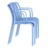 Фотография Стул Gorg с подлокотниками, голубой Фотография товара Стул Gorg с подлокотниками, голубой от компании ChiedoCover.