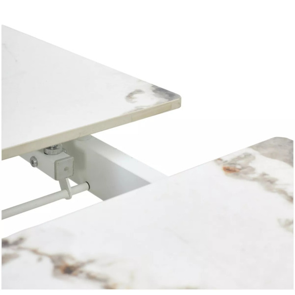 Стол CORNER 120 GLOSS GOLDEN JADE SOLID CERAMIC / WHITE Стол CORNER 120 GLOSS GOLDEN JADE SOLID CERAMIC / WHITE - фото 4