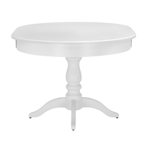 Деревянный стол Орден 100(140)х100х76 белый - фото 5