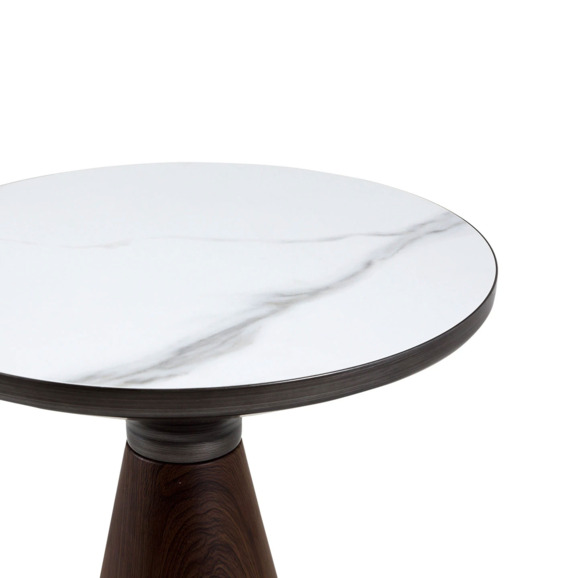 Столик журнальный Fis mid, белый, орех - фото 4