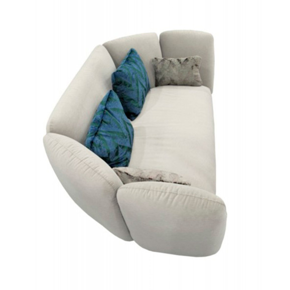 Диван Гип двухместный, белый - фото 2