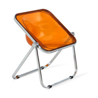 Настоящее фото товара Стул складной Instant, оранжевый, произведённого компанией ChiedoCover