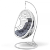 Настоящее фото товара Подвесное кресло Мемфис, white, произведённого компанией ChiedoCover